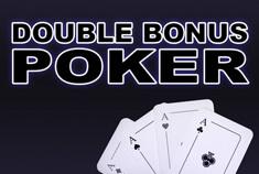 Double bonus poker